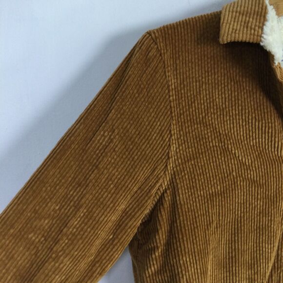 L.L Bean Womens Comfort Corduroy Jacket Long Sleeves Saddle Brown Size XS - Picture 8 of 16